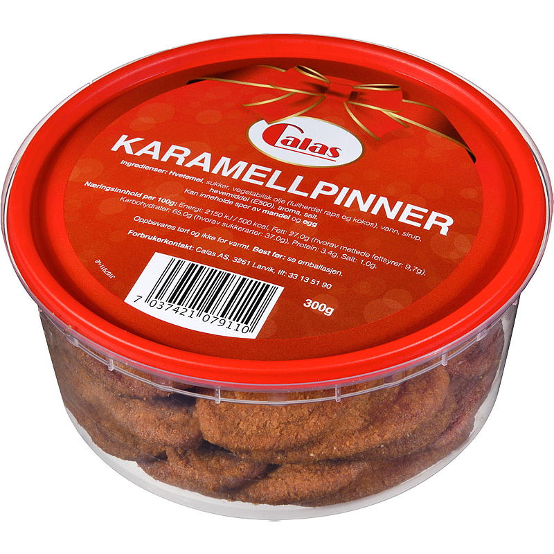 Karamellpinner 300 g