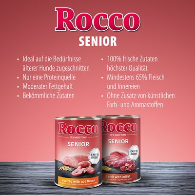 Sparpaket Rocco Senior 24 x 800 g