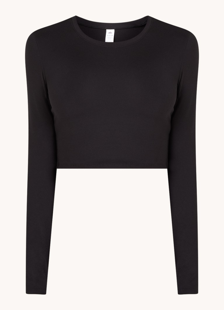Tricou cu mânecă lungă și logo Alo Yoga