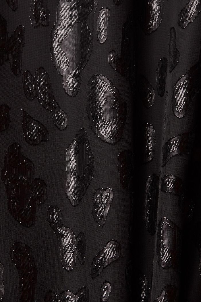 Gemustertes Kleid mit Glitzereffekt