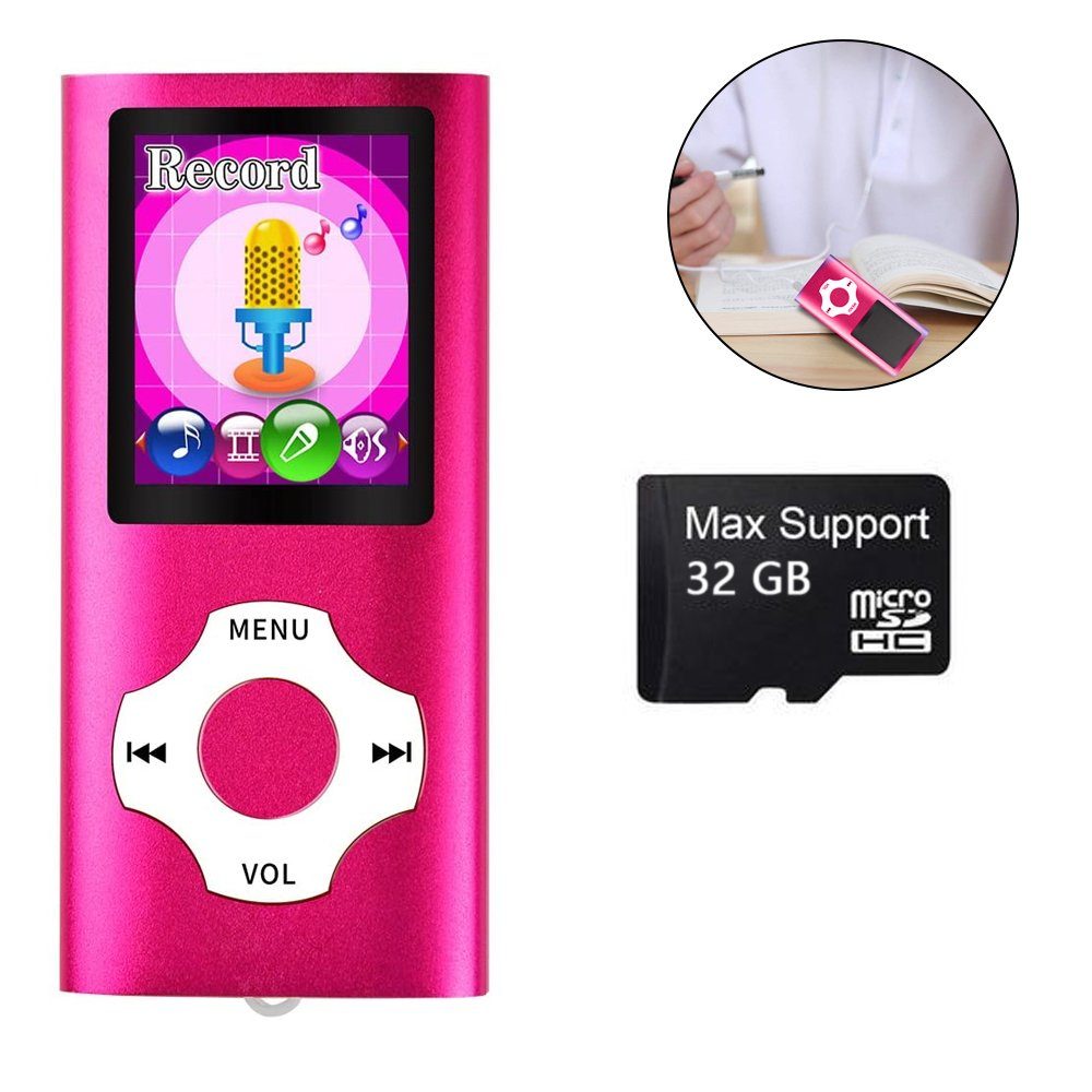 Devenirriche MP3-Player mit Bluetooth, Full Touchscreen MP3-Player MP3-Player
