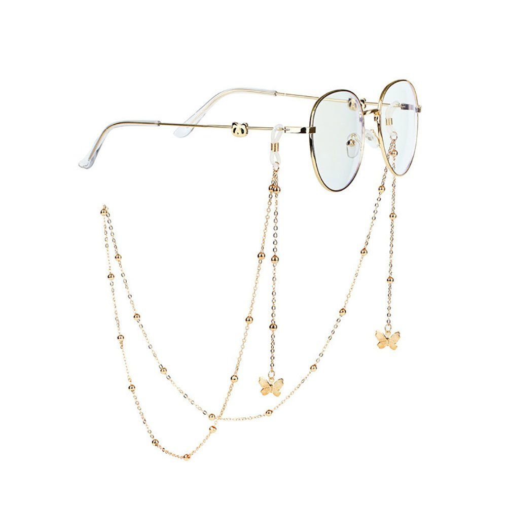 DRSEON Brillenkette Schmetterling Brillenketten Gläser Sonnenbrille Lanyard Halter