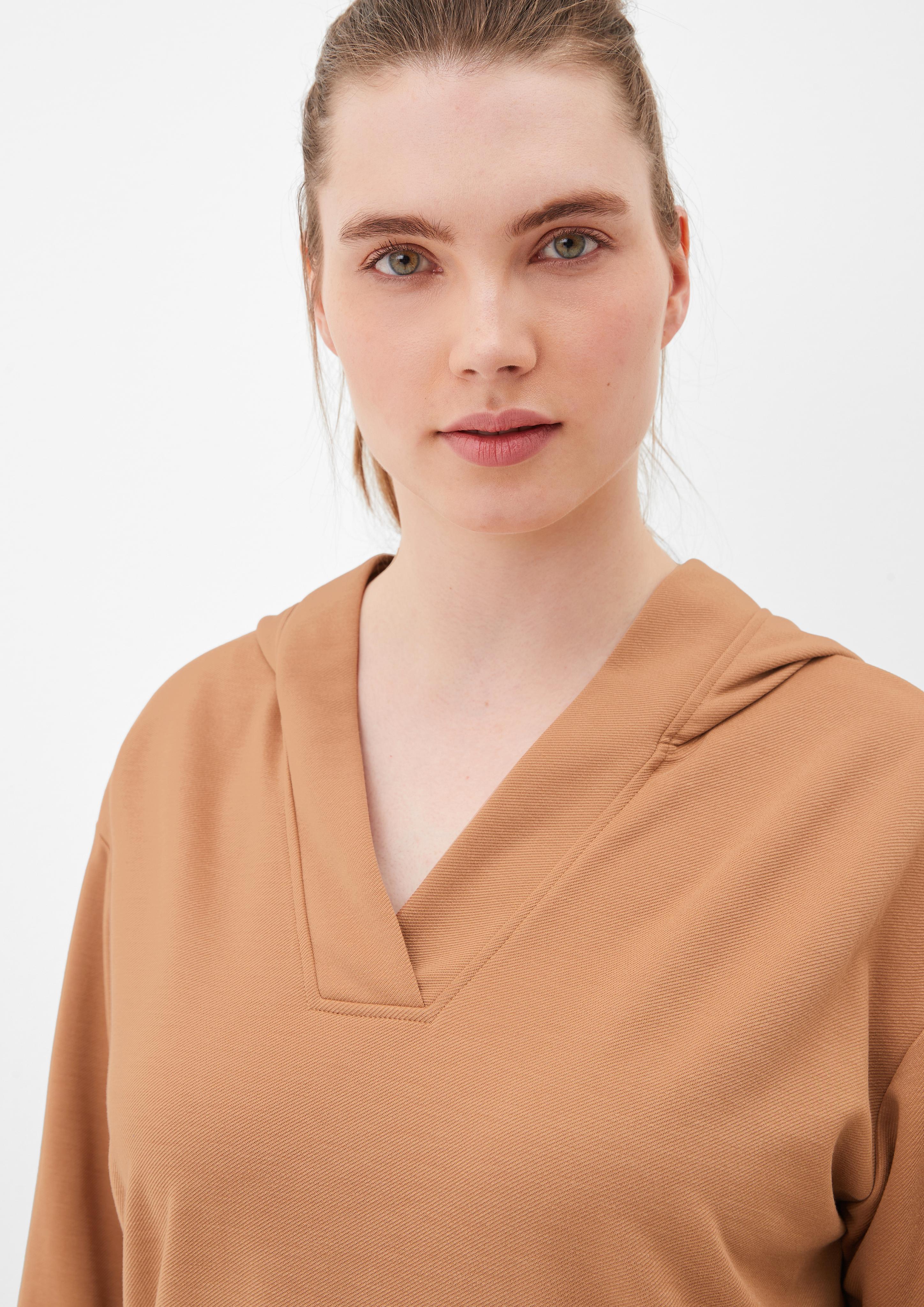 Hoodie mit V-Neck  2121662-8748