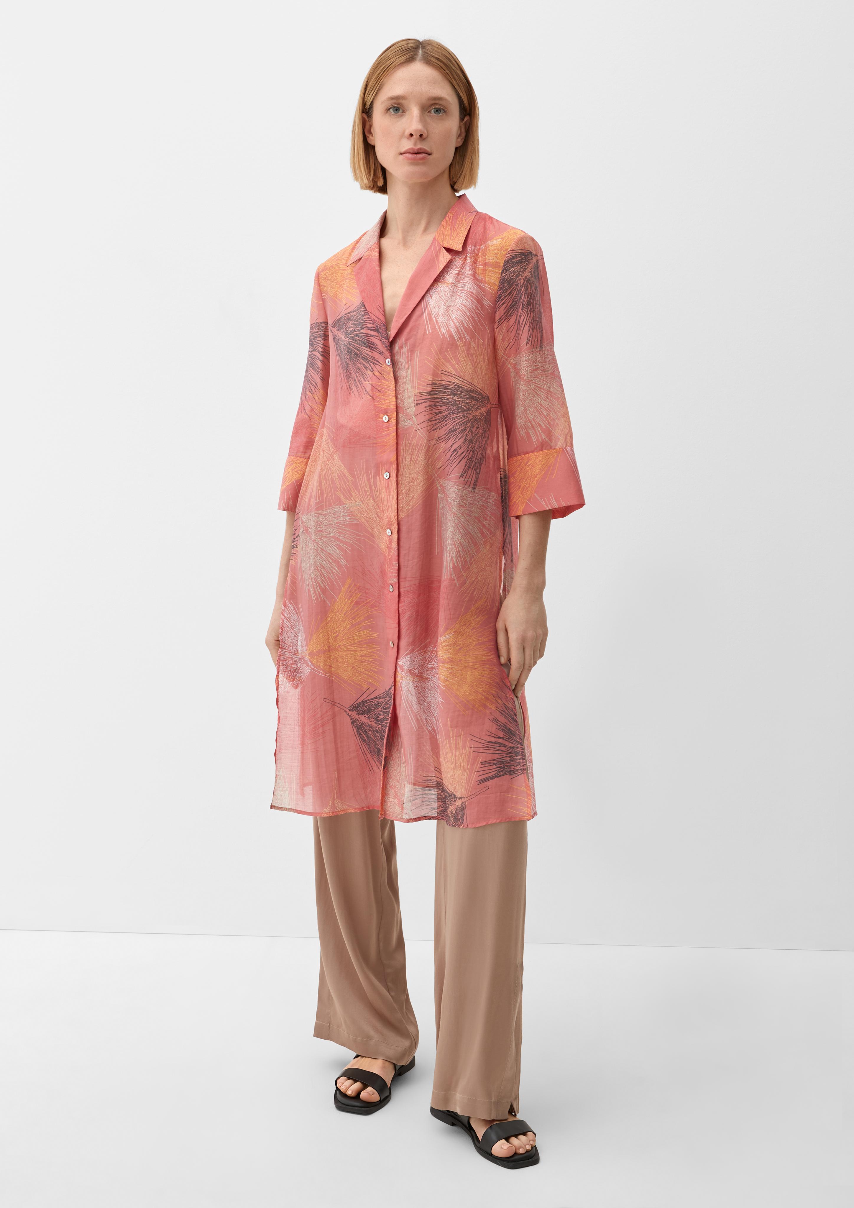 Longbluse mit Allover-Print  2132511-20A0