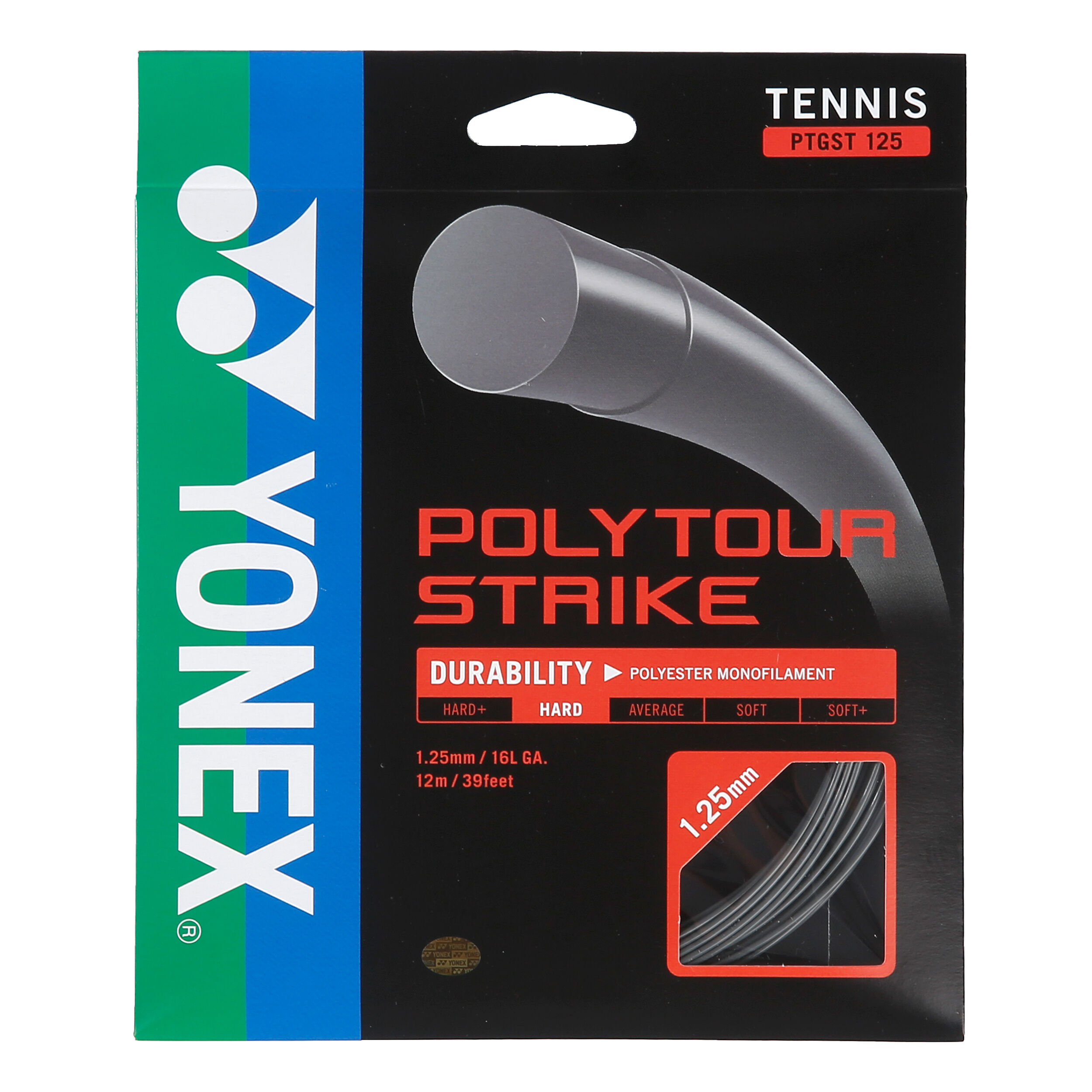 Poly Tour Strike Saitenset 12m - Dunkelgrau
