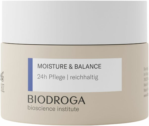 Biodroga Bioscience Institute Moisture & Balance 24h Pflege reichhaltig  Gesichtscreme