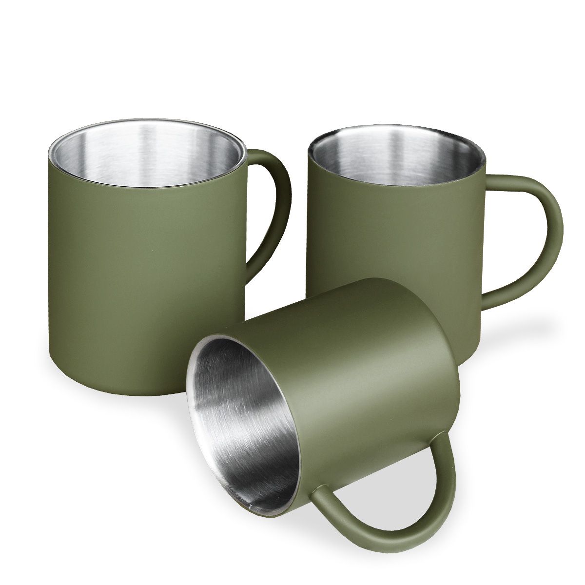 Tasse Edelstahl doppelwandig