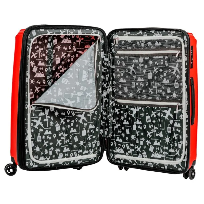 Swiss Bags Cross Trolley M (67 cm) Erweiterbar - Red