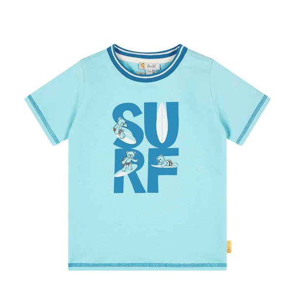 T-Shirt kurzarm, hellblau für Jungs