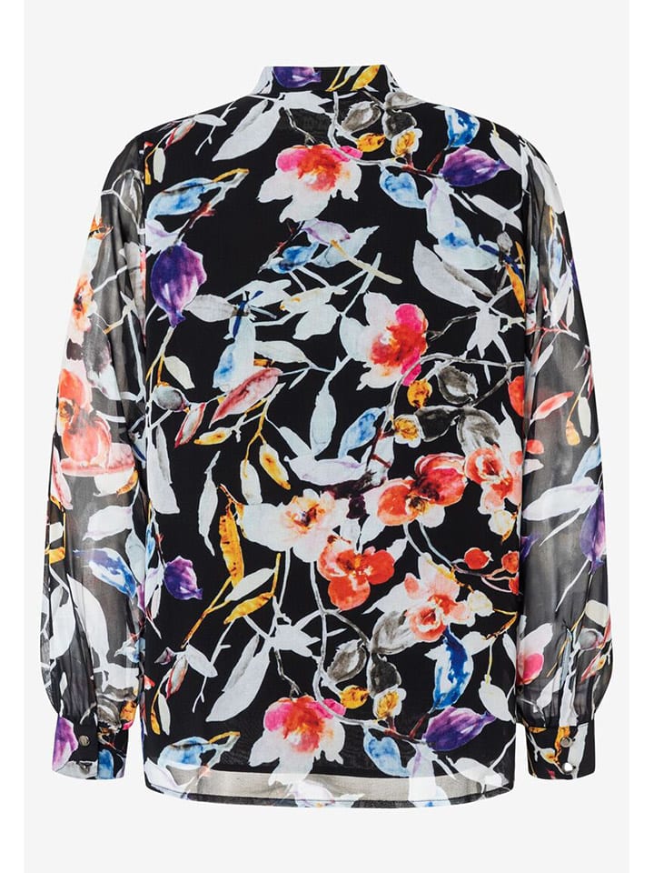 More & More Bluse in Schwarz/ Bunt günstig kaufen