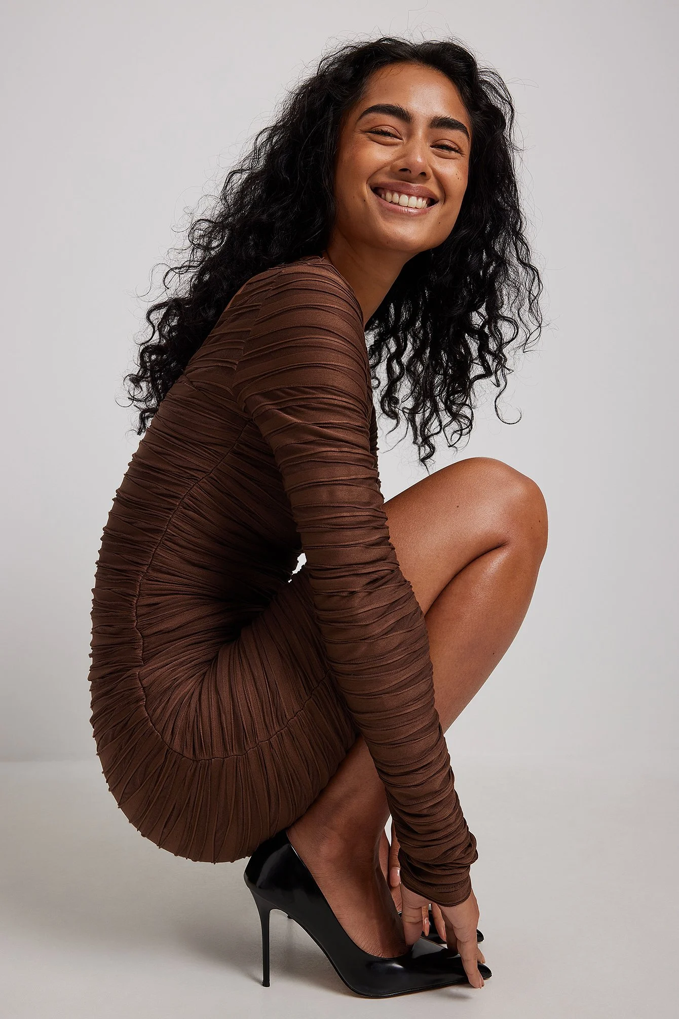 Strukturiertes Minikleid