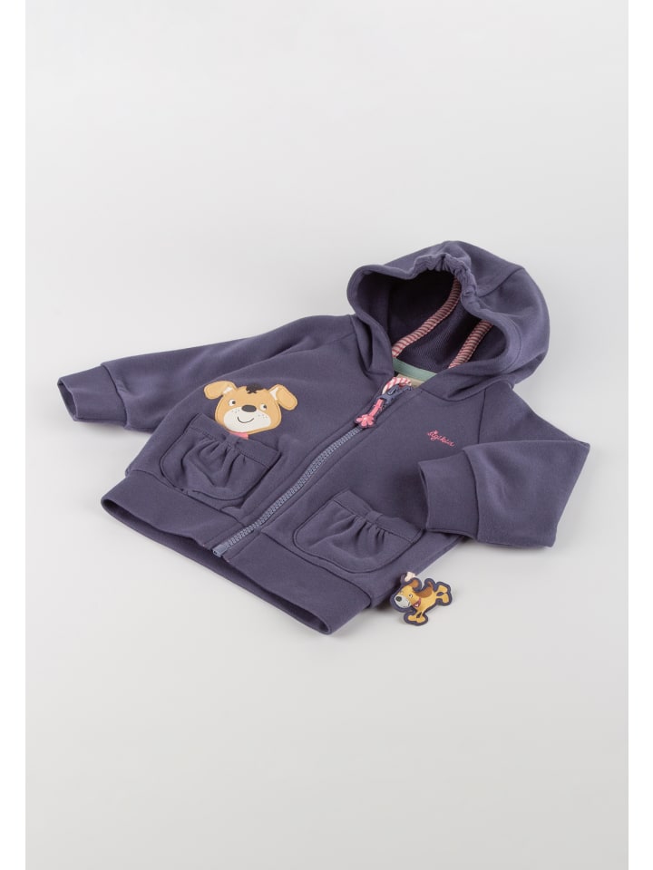 Sigikid Sweatjacke Funny Dog in Dunkelblau günstig kaufen