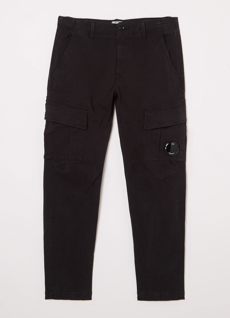 CP Company sašaurinātas piegriezuma kravas bikses ar logotipu