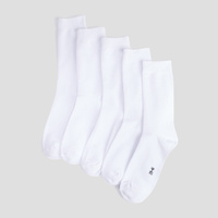 Lot 5 paires chaussettes blanc femme | La Halle