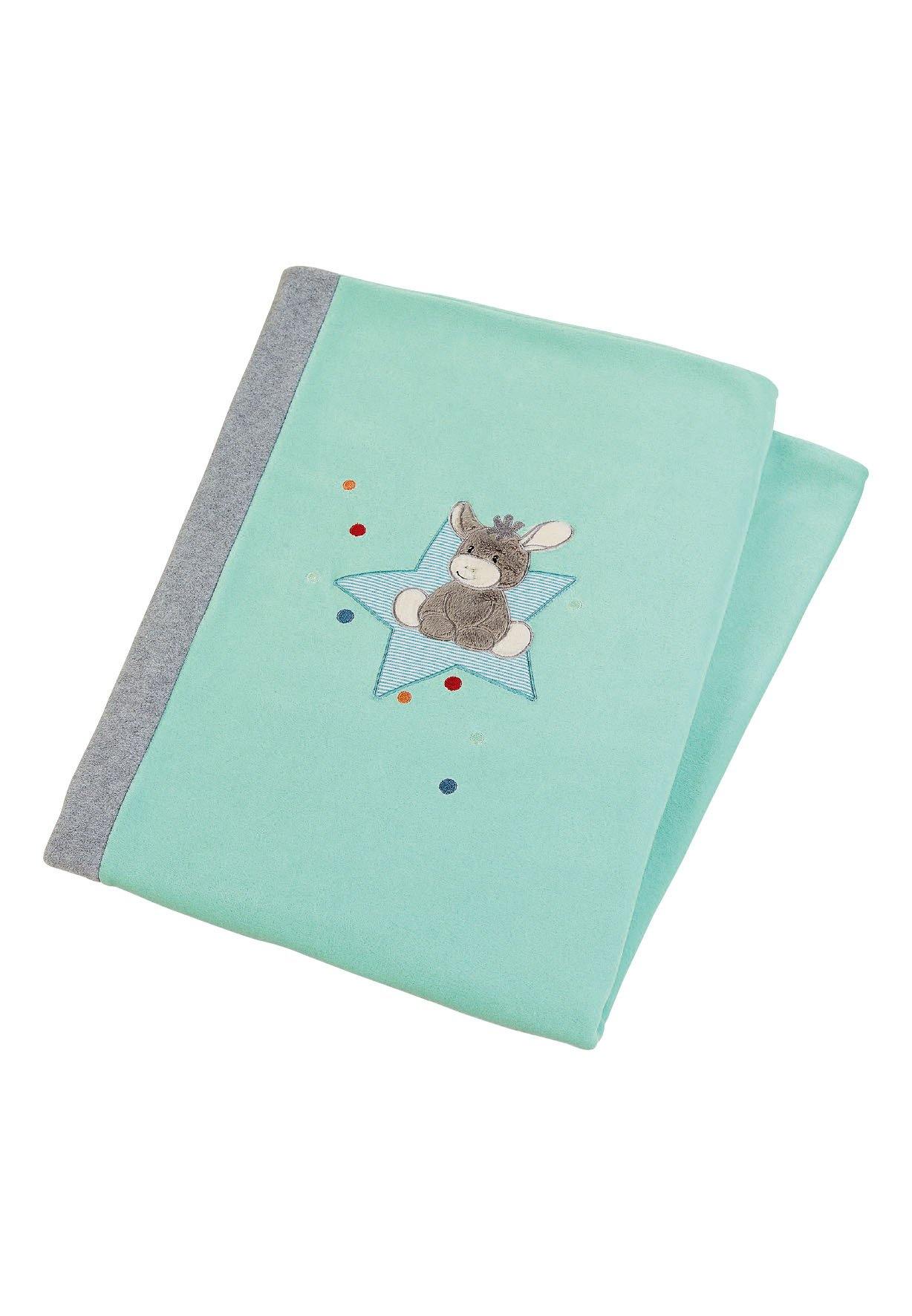 Schmusedecke Esel Emmi aus Microfleece, 75x100cm