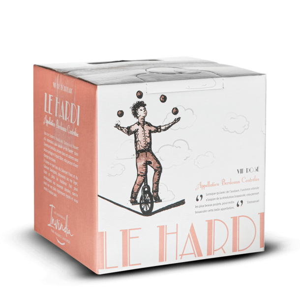 BIB 3L AOP Bordeaux Rosé Le Hardi 2022 Château Haut Meyreau