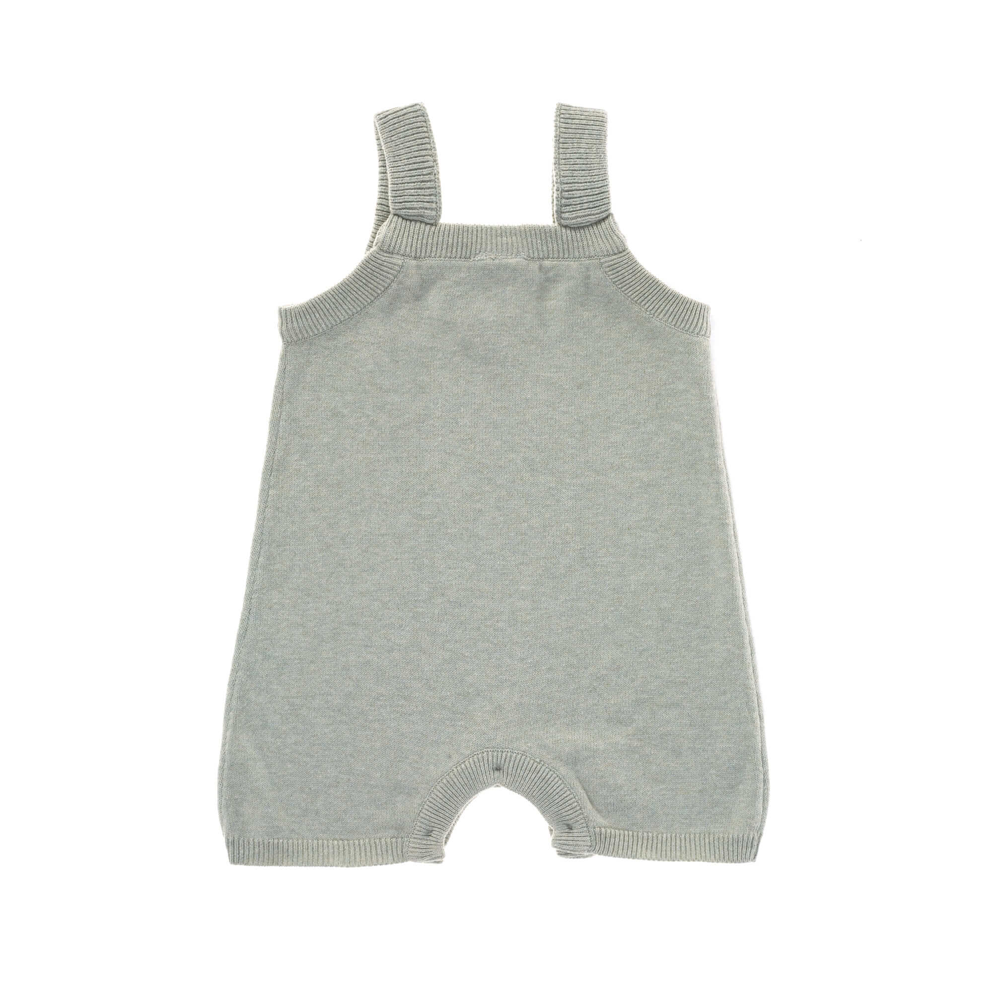 Baby Strampler - gestrickter Jumpsuit, Salbei