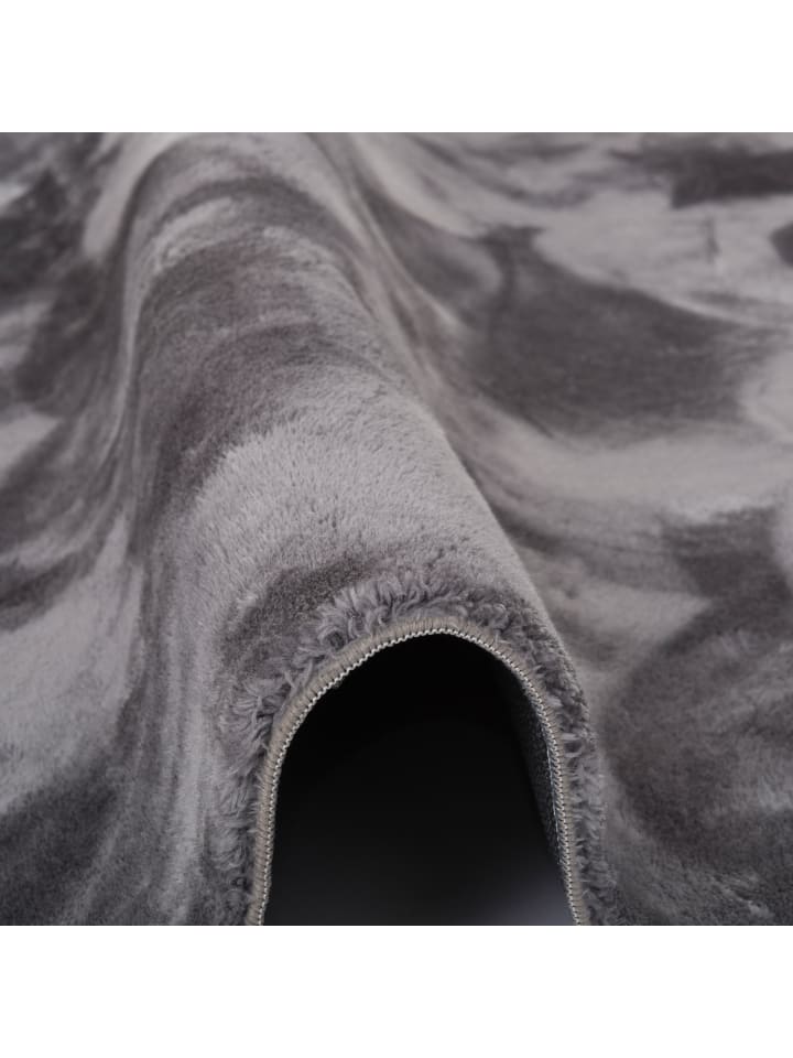 Pergamon Fellteppich Super Soft Pearl in Antraciet günstig kaufen