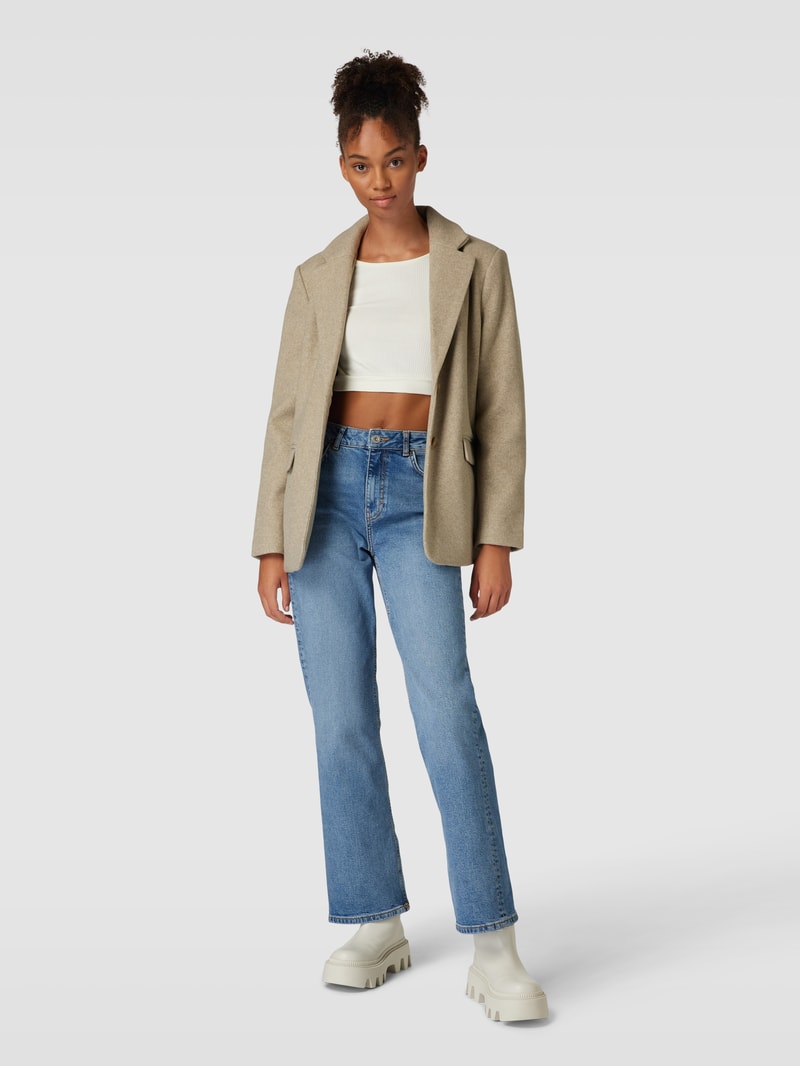 Blazer mit Knopfverschluss Modell 'WEMBLEY' in taupe