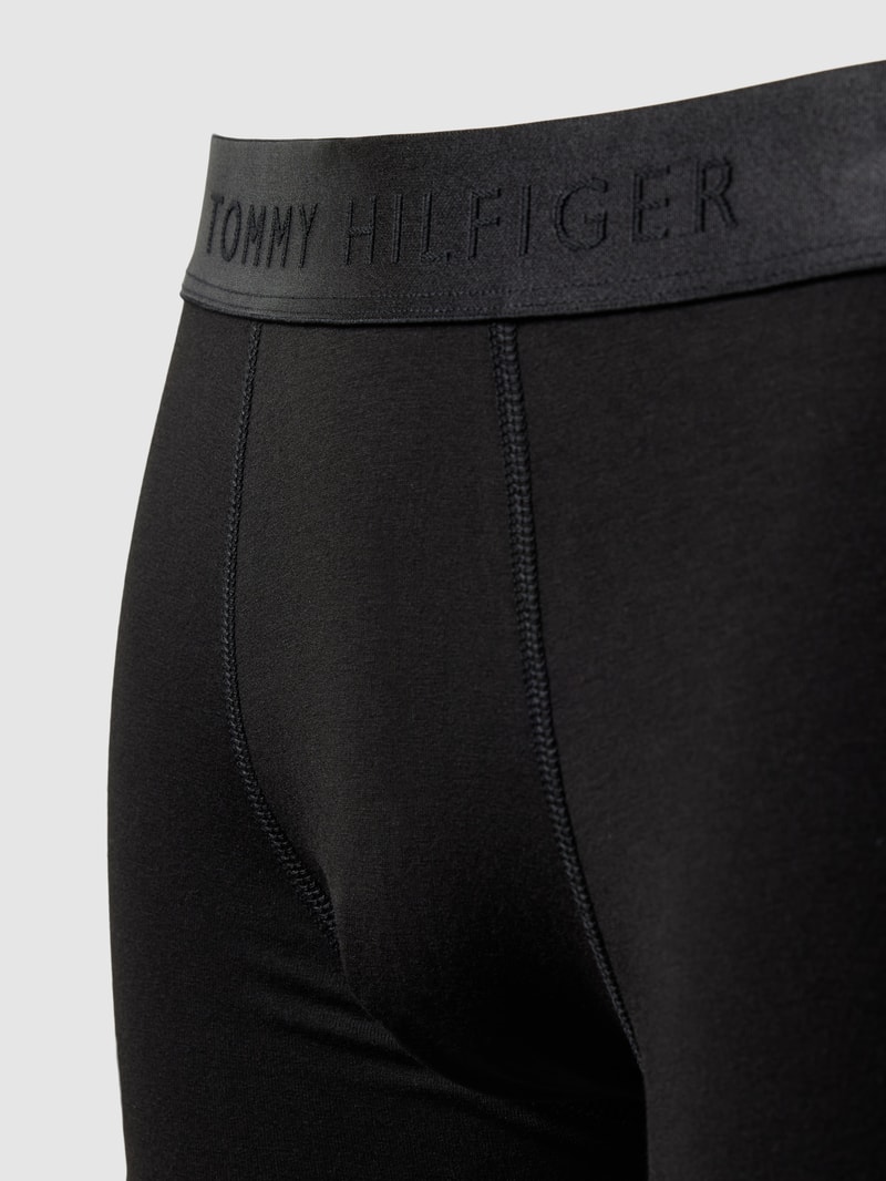 Trunks mit elastischem Logo-Bund im 3er-Pack in schwarz