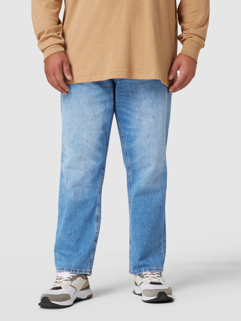 PLUS SIZE Caprijeans im 5-Pocket-Design Modell 'MIKE' in jeans