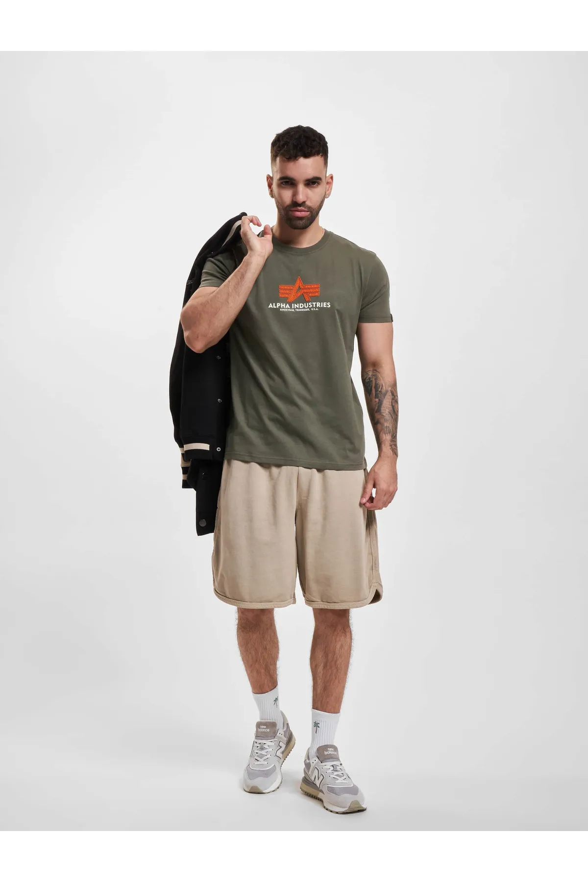 Alpha Industries  Herren Alpha Industries Basic Gummi T-Shirt