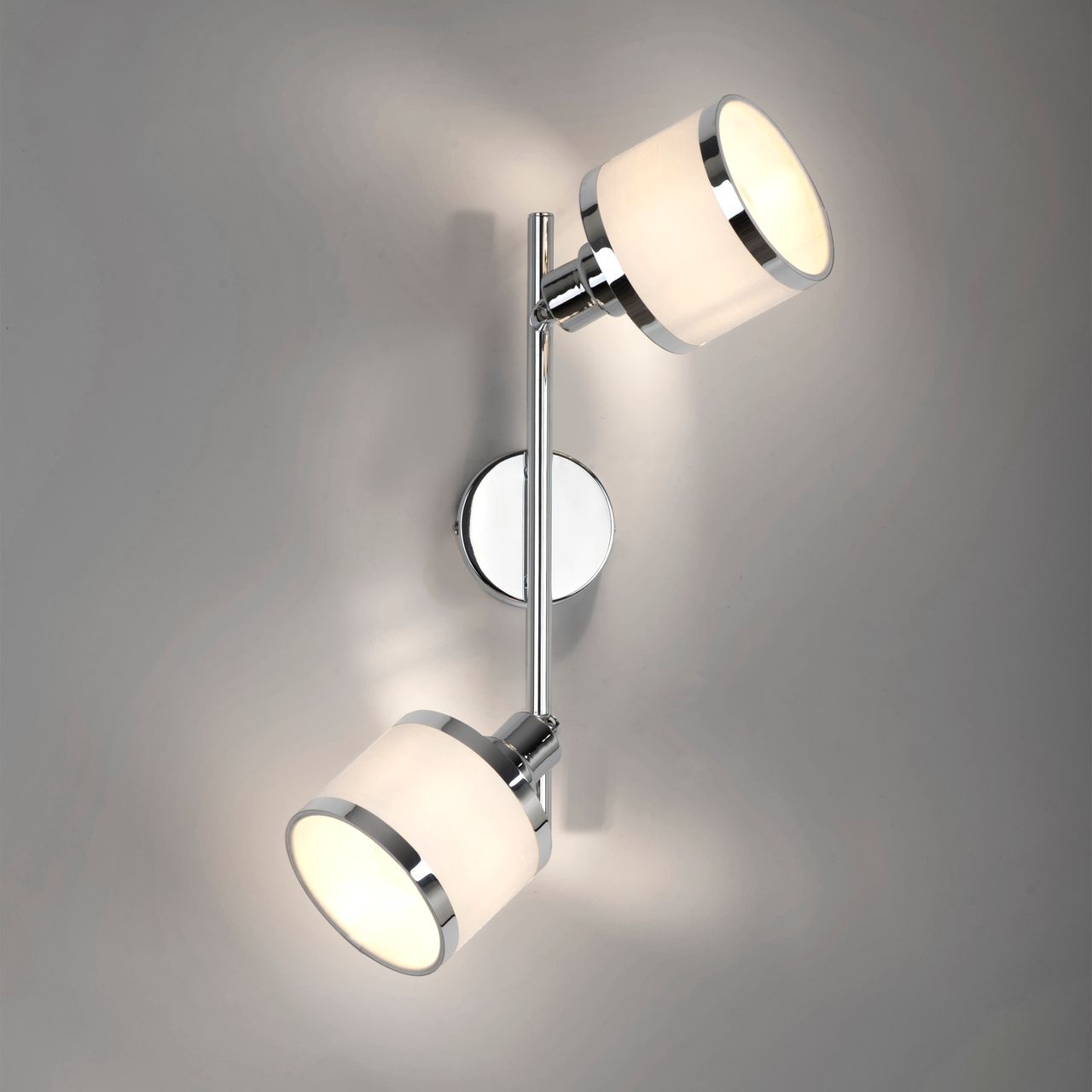 JUST LIGHT LeuchtenDirekt Deckenleuchte ACCOR,  2xE14 max. 25 W, Innenleuchte, IP20, dreh- und schwenkbar