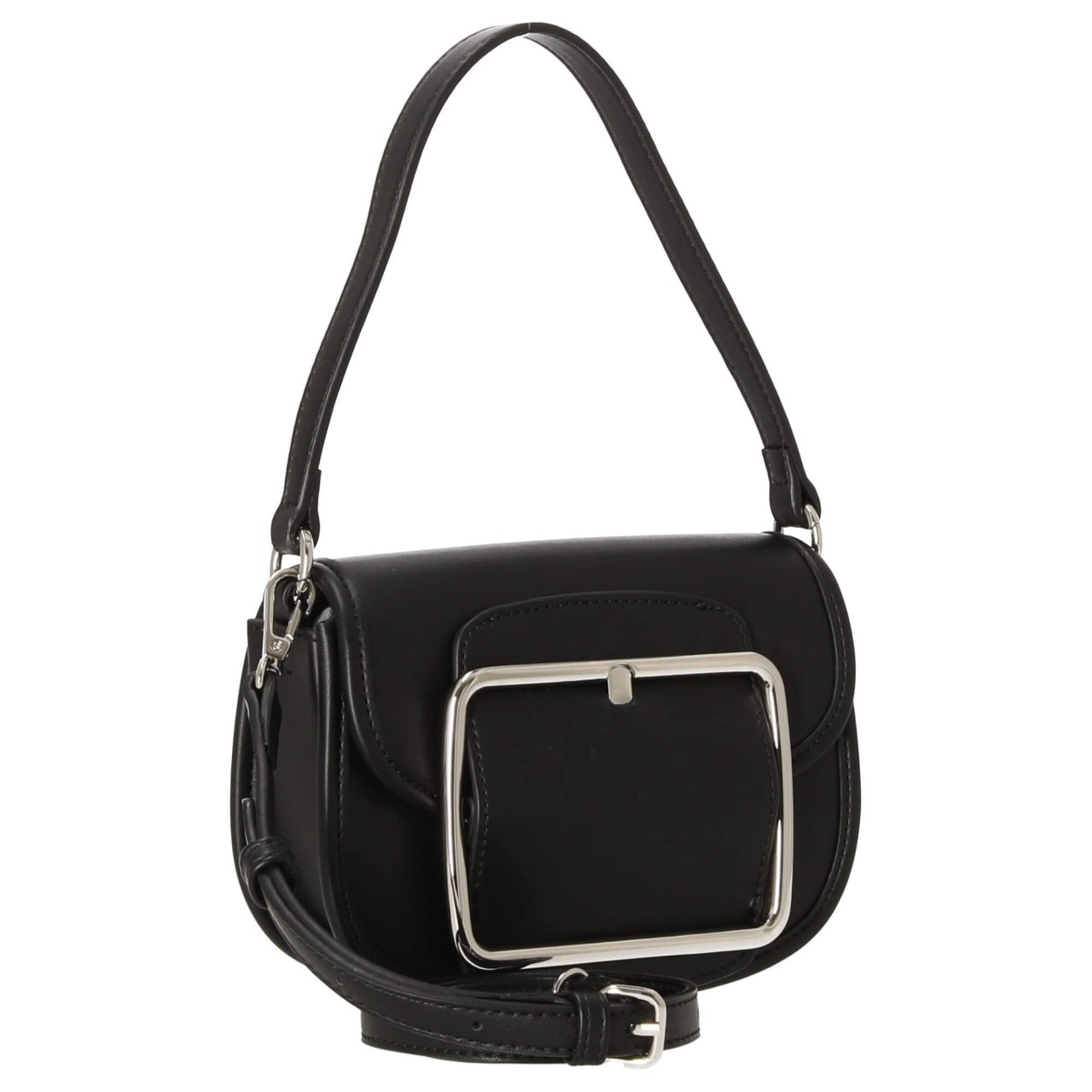 SEIDENFELT Handtaschen schwarz SADDLE