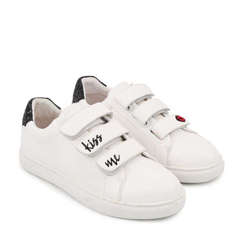 Baskets en cuir Edith kiss me