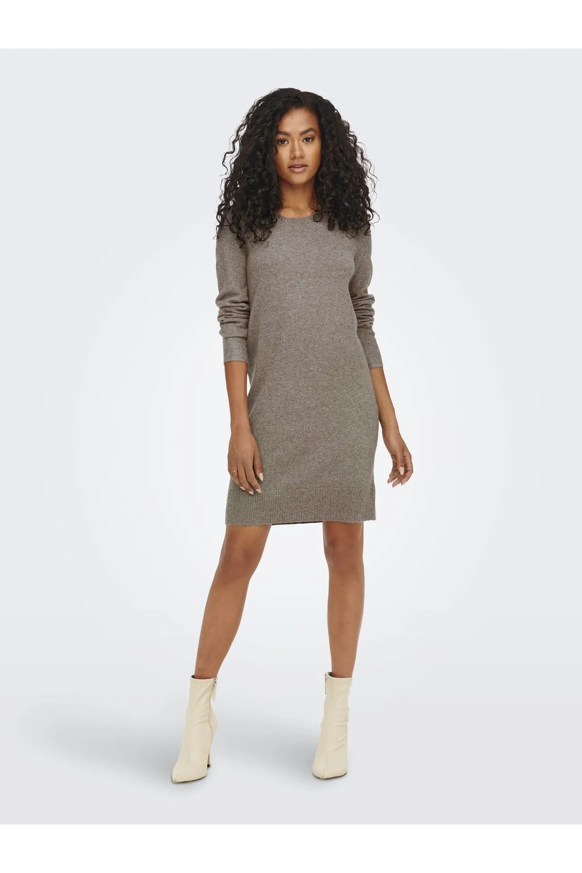 Only  Strickkleid ONLRICA L/S O-NECK DRESS KNT NOOS