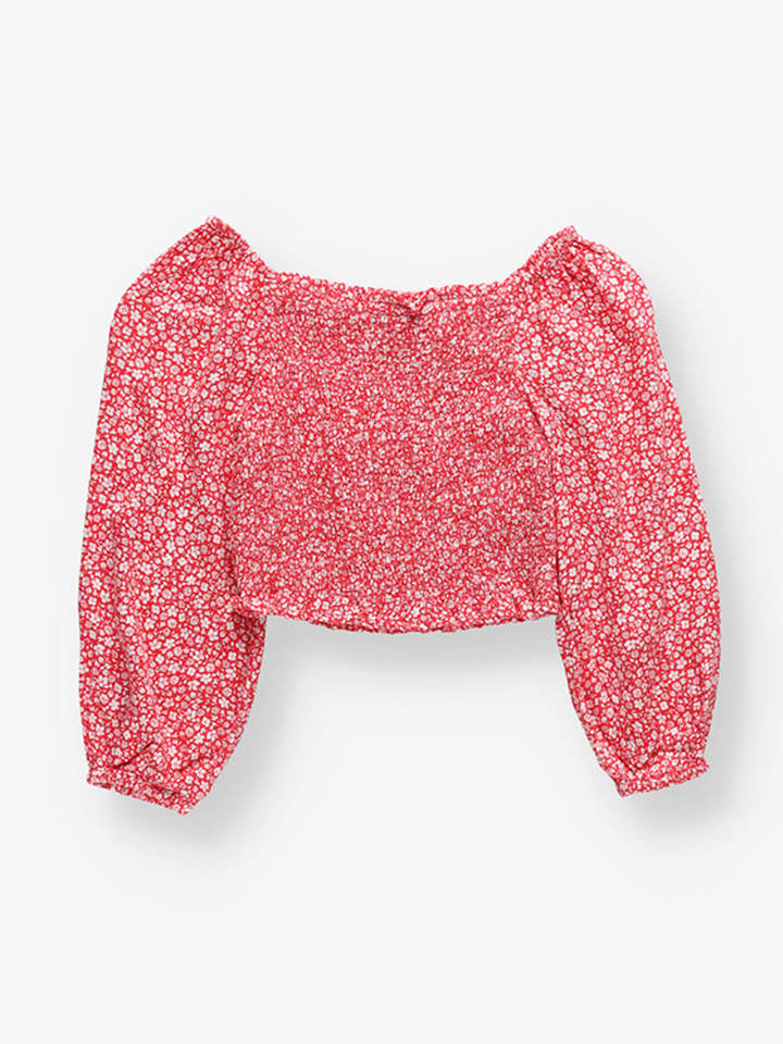 Marks & Spencer Bluse in Rot/ Weiß günstig kaufen