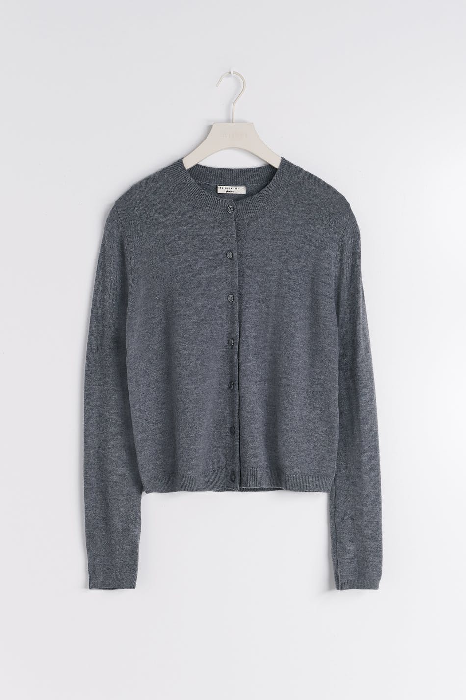 Fine knitted wool cardigan