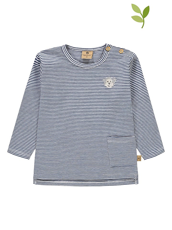 Mother Nature & Me Longsleeve in Blau/ Weiß günstig kaufen 86