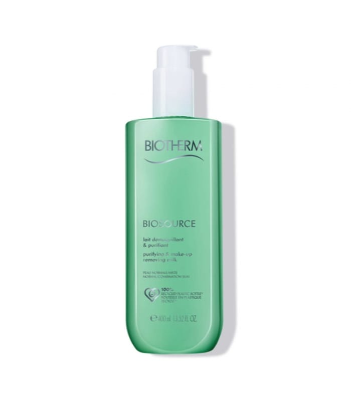 BIOTHERM-BIOSOURCE- Lait Démaquillant et Purifiant pour les Peaux Normales à Mixtes