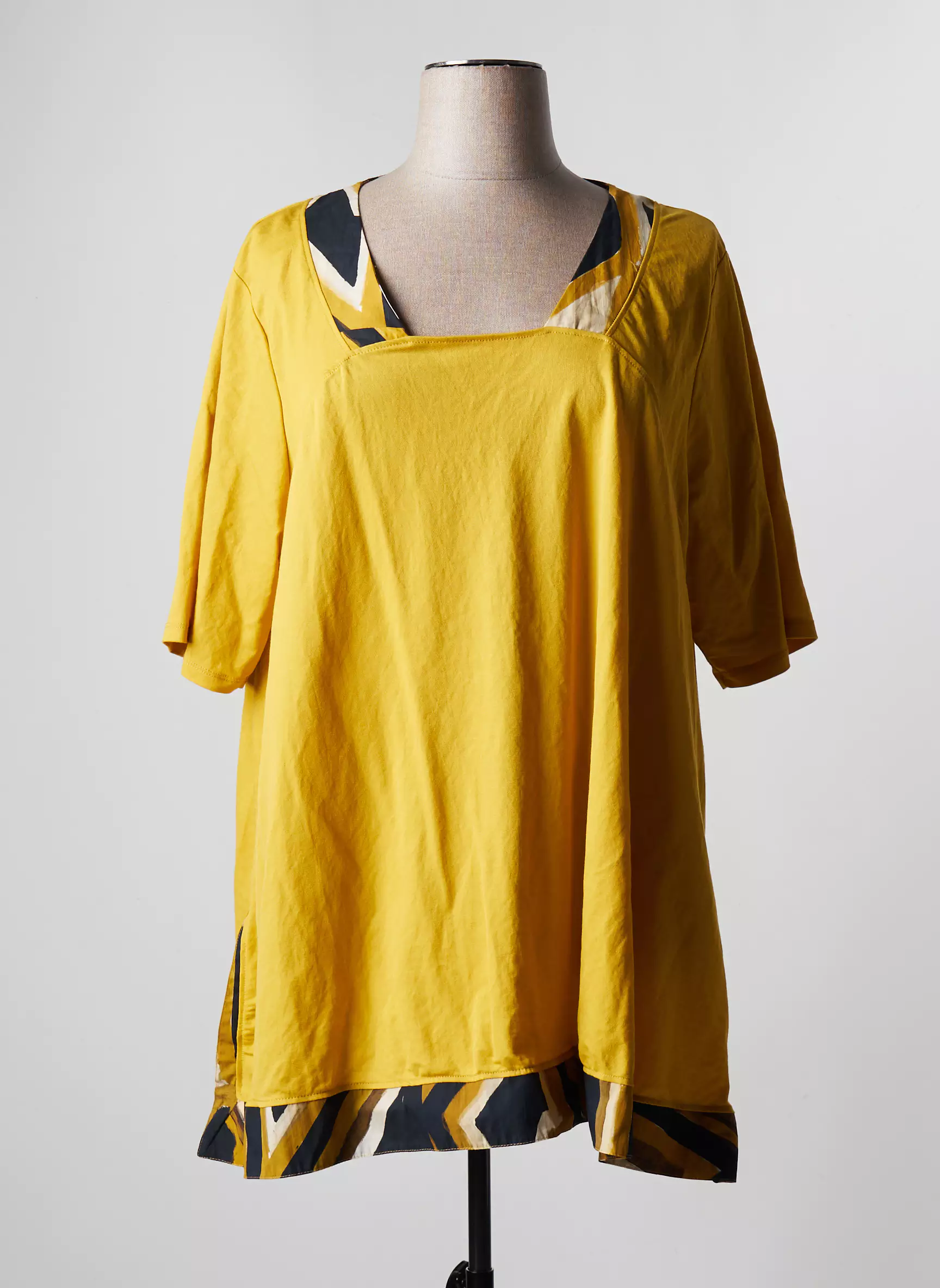 G Oze Tshirts Femme couleur jaune