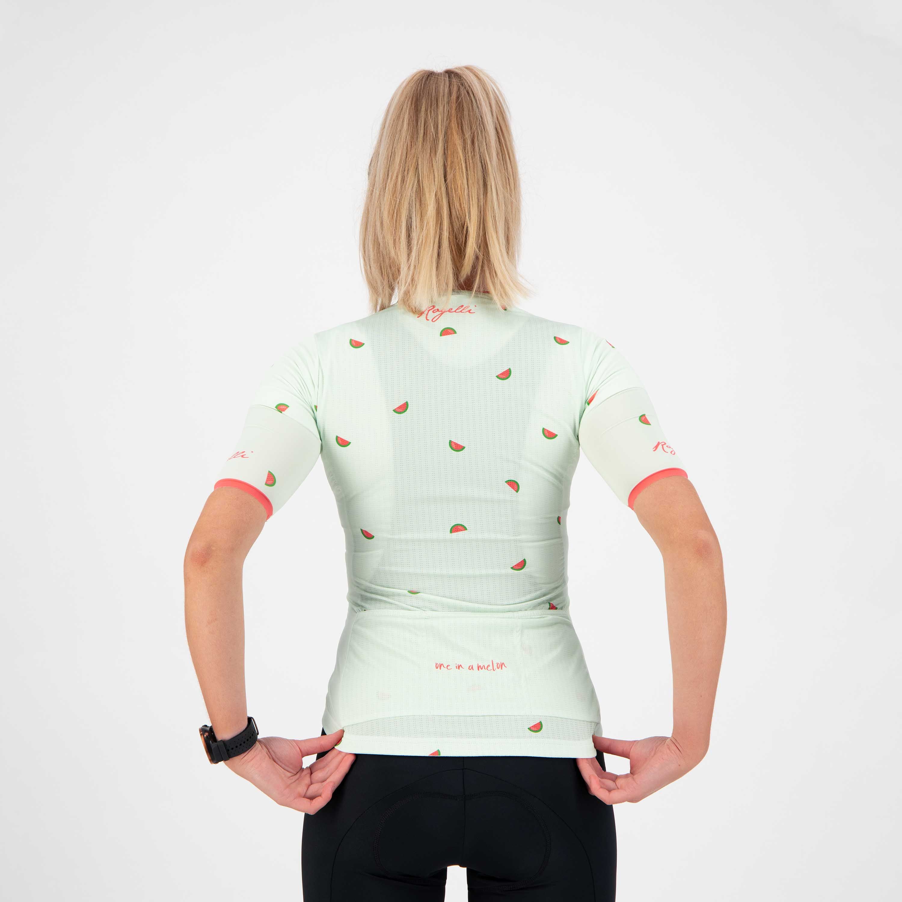 Rogelli Fruity Mint/Koralle Damen Radtrikot Kurzarm