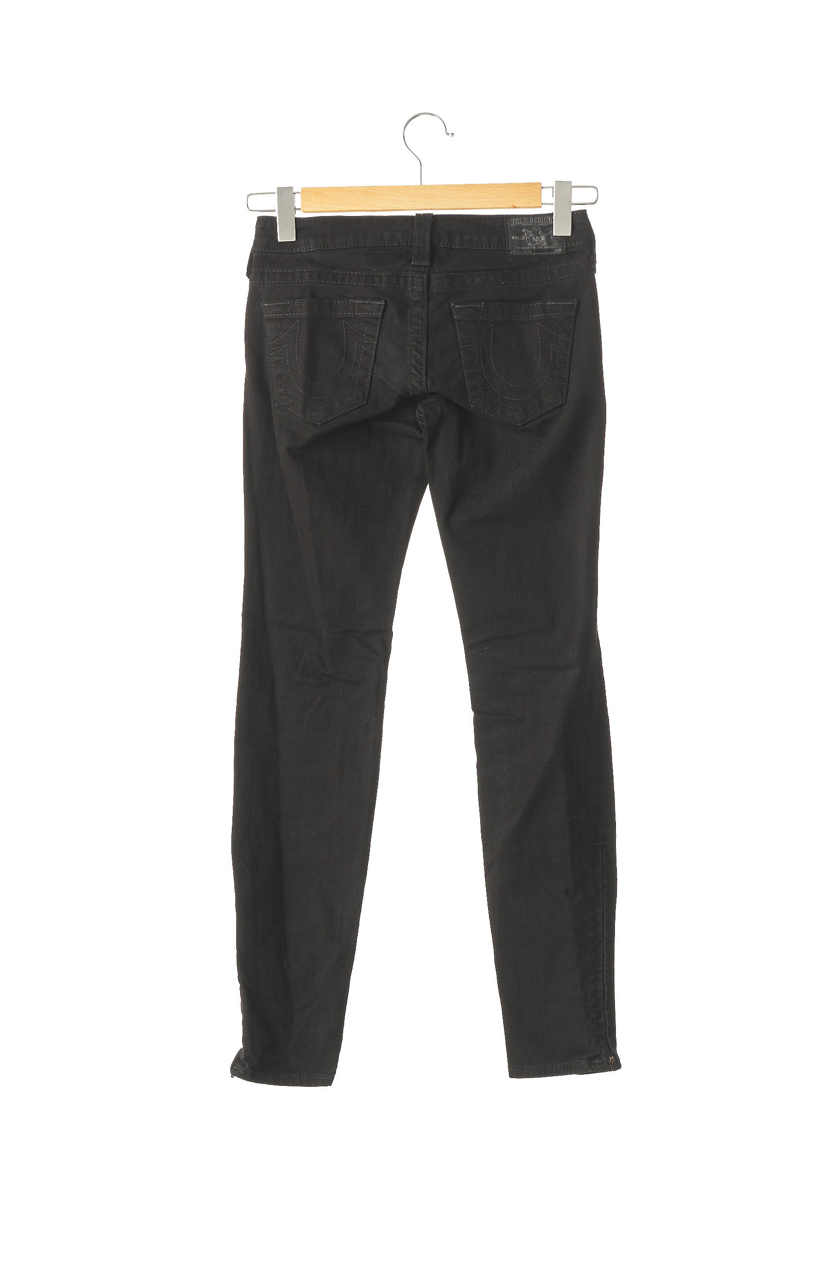 True Religion Jeans Coupe Slim Femme couleur noir