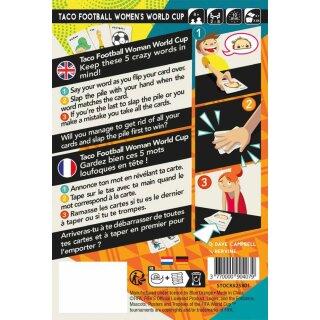Taco Football Woman World Cup (Multilingual)