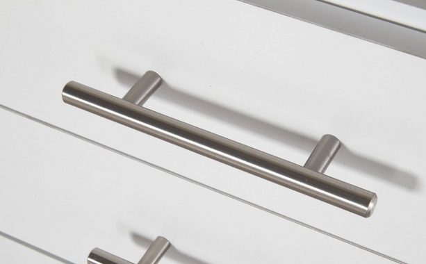Schildmeyer Hochschrank Palermo Breite 60 cm, verstellbare Einlegeböden, Metallgriffe