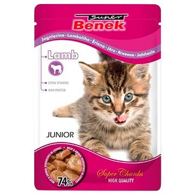 Super Benek Super Chunks Kitten 24 x 100 g