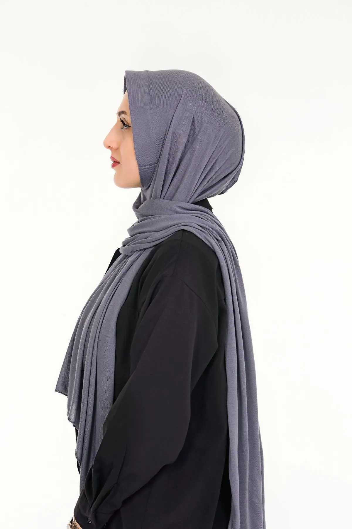 Sensu  Praktischer, aufsteckbarer Hijab-Schal aus gekämmter Baumwolle