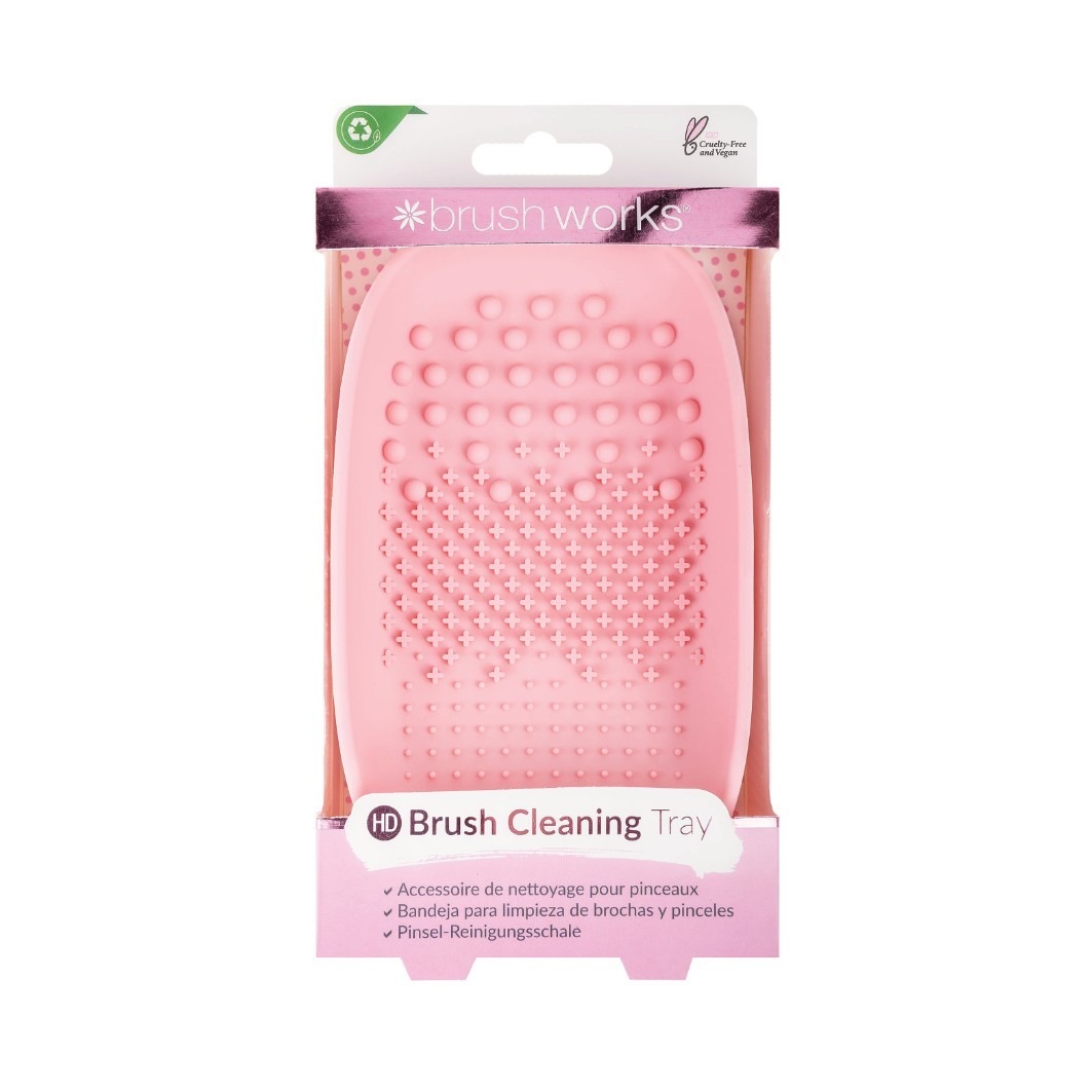 Палета за чишћење четкица Brushworks Pink