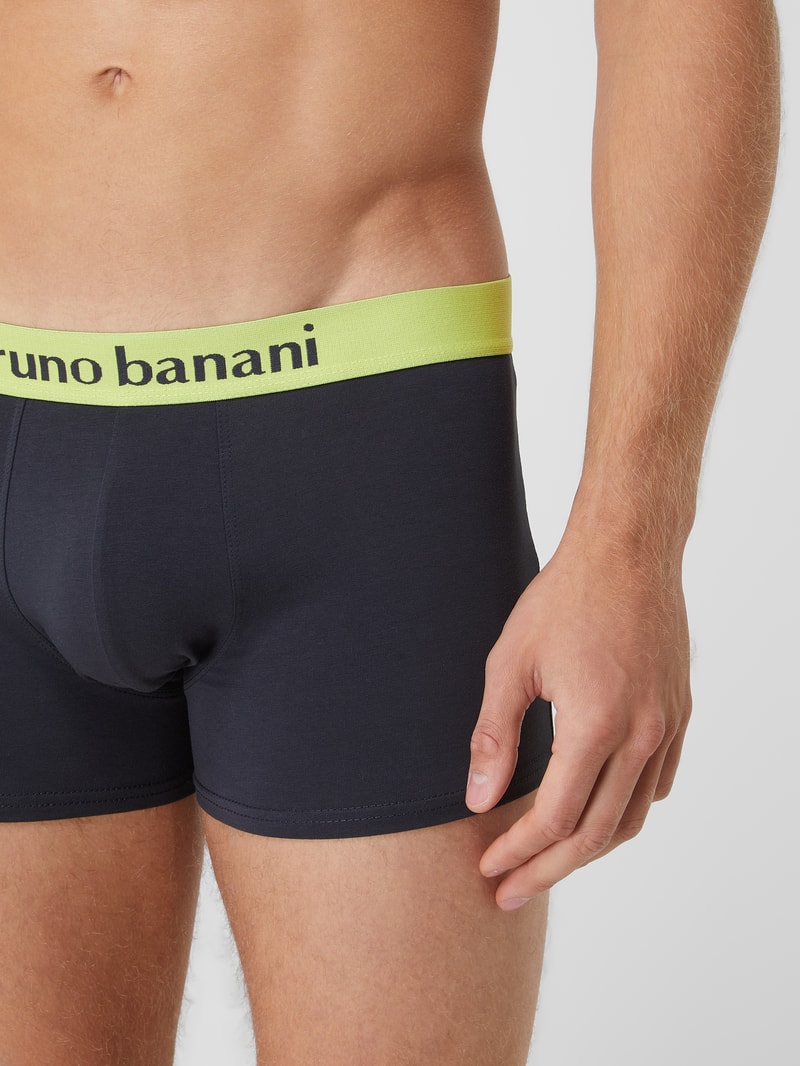 Trunks mit elastischem Logo-Bund in gelb