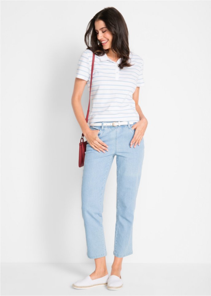 7/8 Komfort-Stretch-Hose mit Bequembund (2er-Pack)