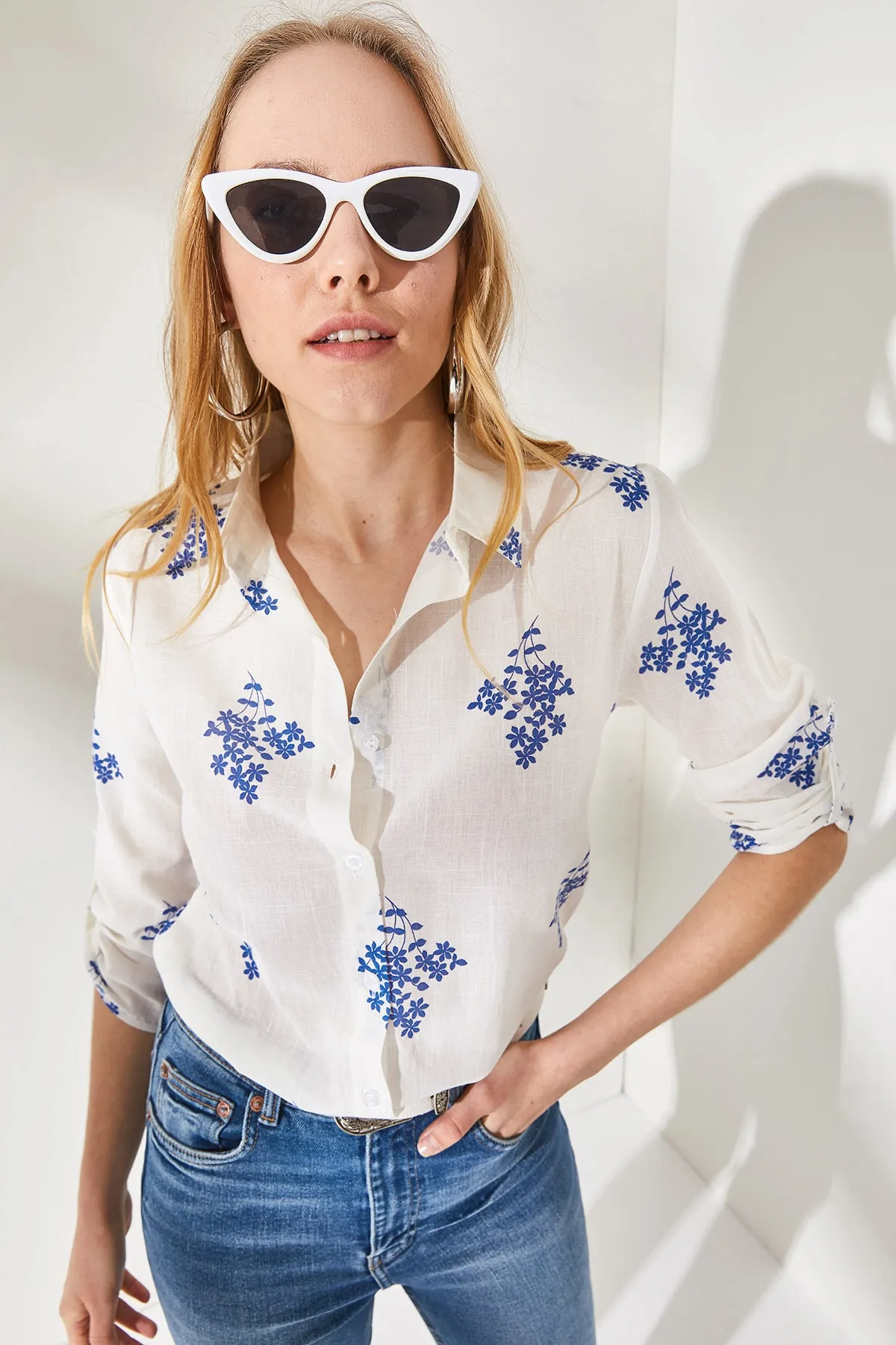 Olalook  Hemd - Weiß - Regular Fit