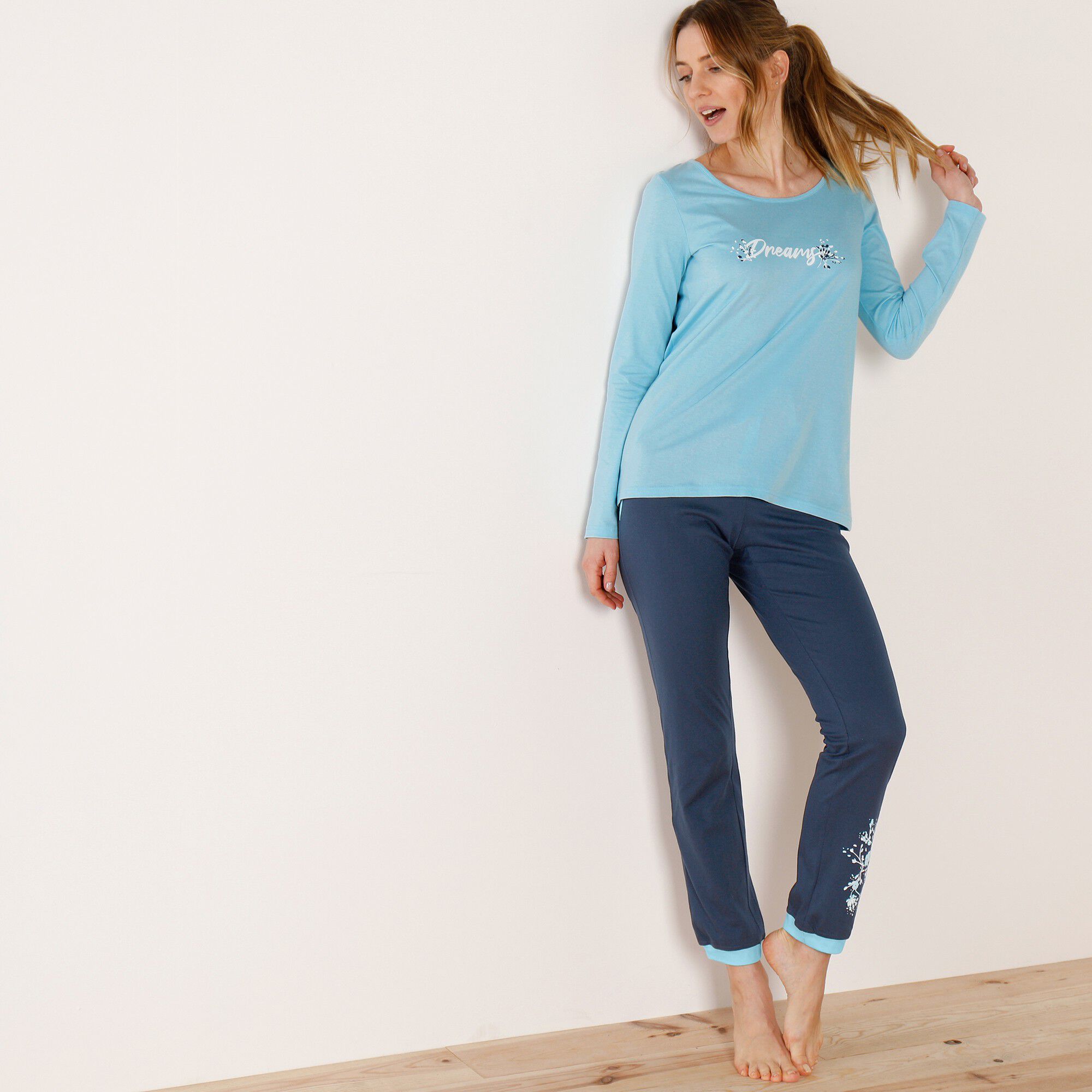 Pantalon de pyjama – uni marine