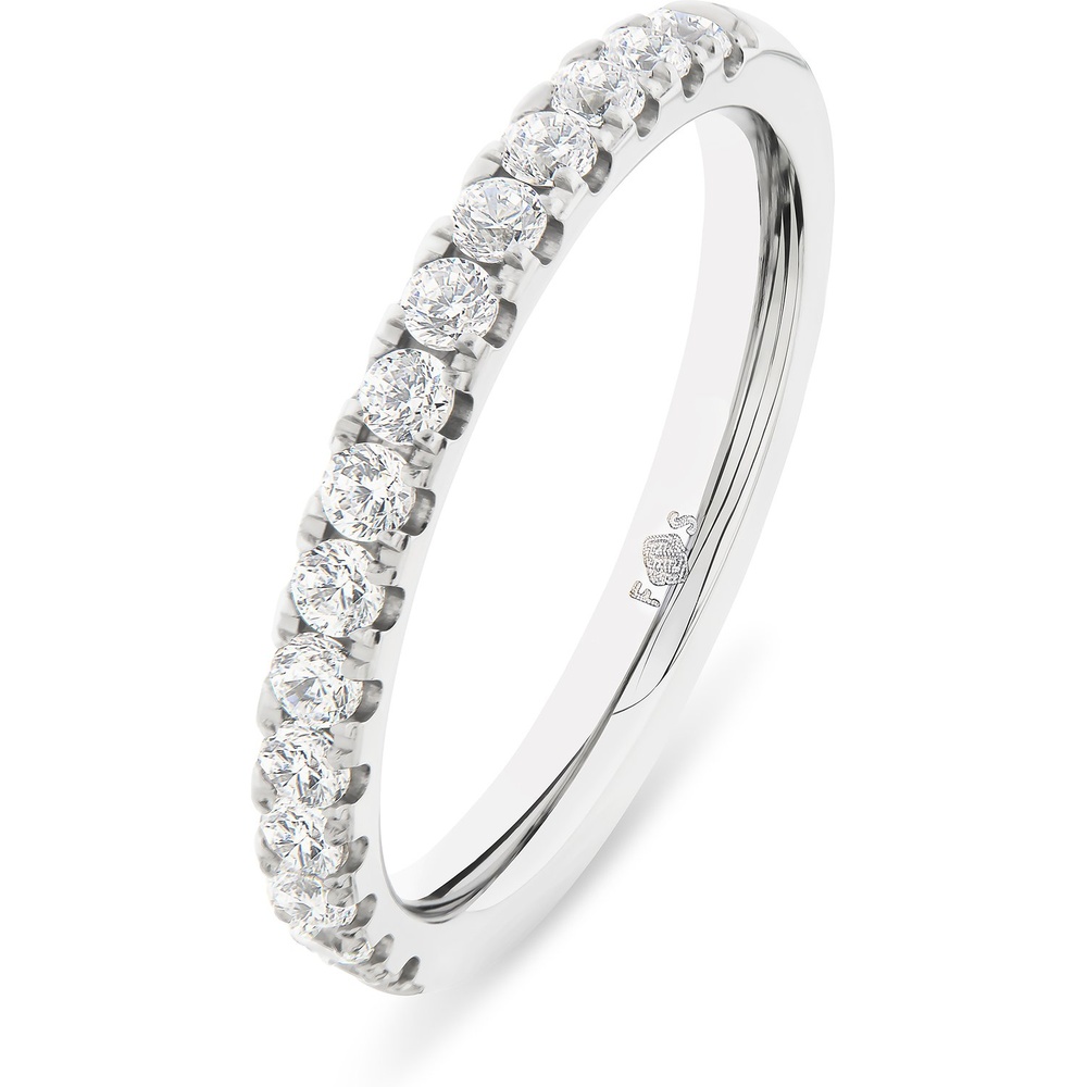 FAVS Bague pour femme Acier inoxydable argent Bague