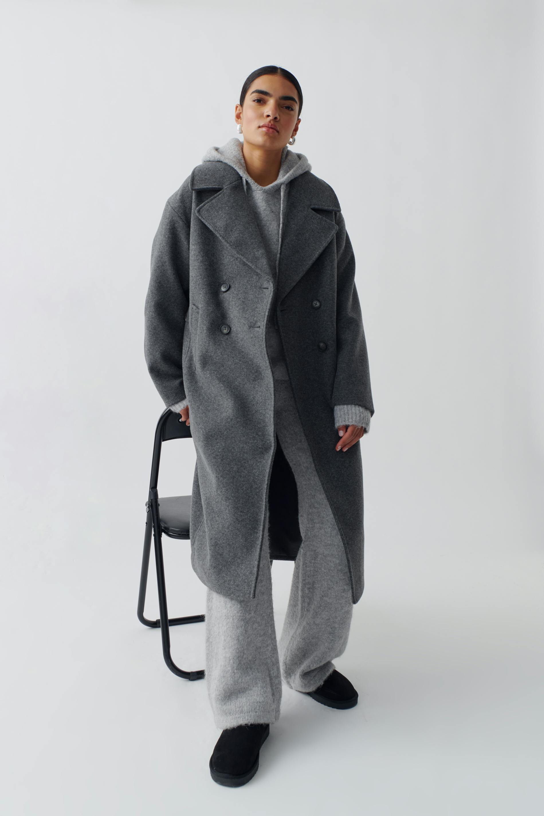 Double breasted coat