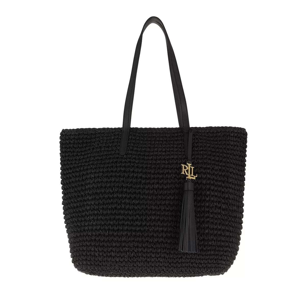 RALPH LAUREN Handtaschen schwarz Korbtasche
