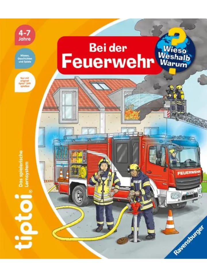 Ravensburger tiptoi® Wieso? Weshalb? Warum? Bei der Feuerwehr günstig kaufen onesize